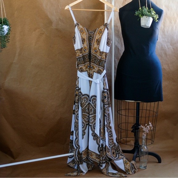 ✨MICHAEL KORS Boho Maxi Dress- Size Small - Picture 1 of 4